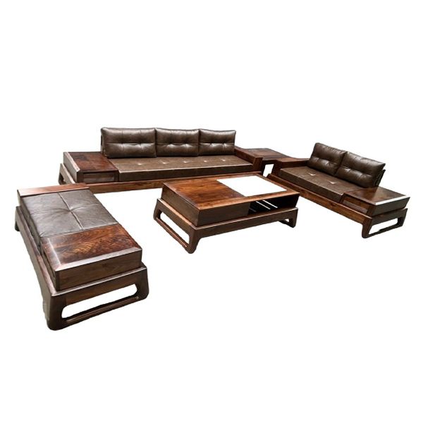 Bộ sofa góc đùi ga gôc sồi BG41