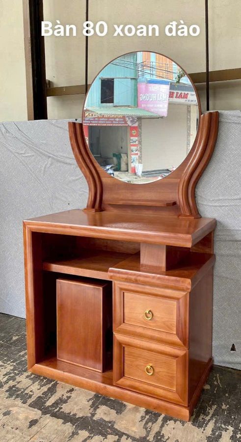 Bàn phấn gỗ xoan đào HNBP52