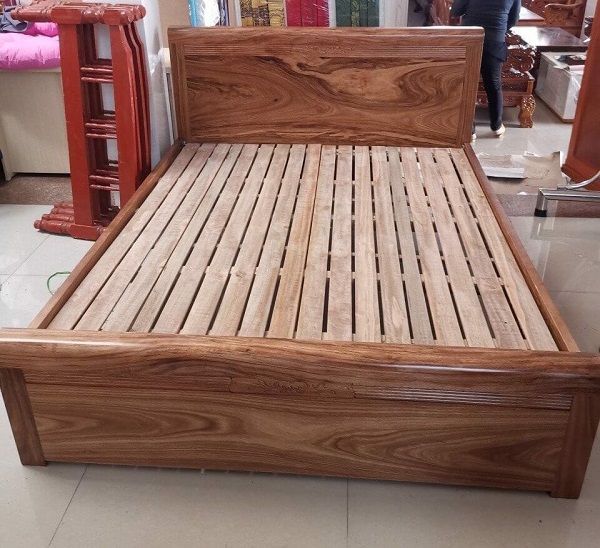 Giường ngủ gỗ hương 1m8 x 2m HNG88